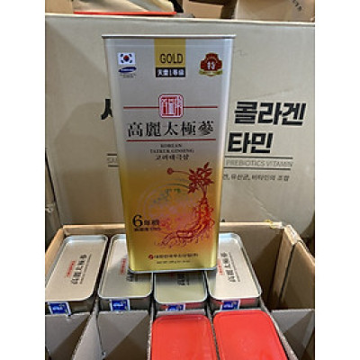 SÂM CỦ KHÔ KOREAN RED GINSENG HỘP 600G