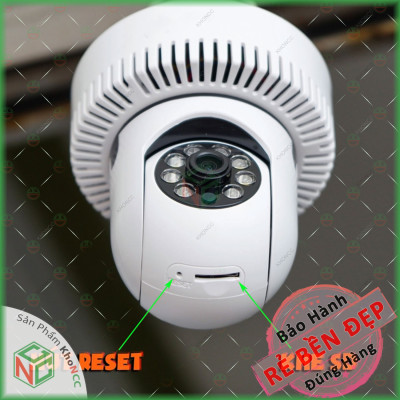 (Báo Cháy) Camera Báo Khói Dạng Bóng Đèn KhoNCC Hàng Chính Hãng - Cho Ngôi Nhà Bạn An Toàn Hơn - KLM-CBKBD-HY221