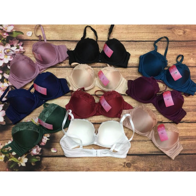 Áo Lót Nữ Mút Mỏng Trơn Phối Ren Có Gọng Cài Sau 2 Móc Belle 210 – Thoáng Mát, Nâng Đỡ Vừa Vặn