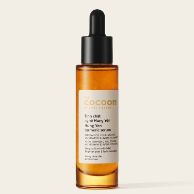 Tinh chất nghệ Hưng Yên 10% Vitamin C cocoon 30ml (turmeric serum) thuần chay