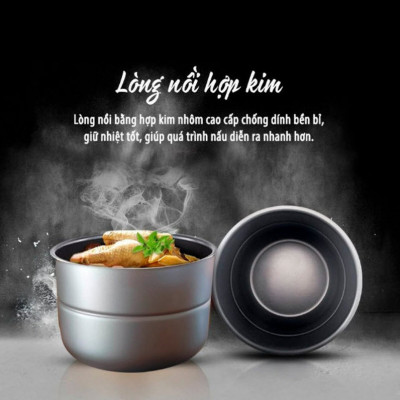 Nồi áp suất đa năng SatoAlpha 6AS019 6.0L - Nồi áp suất đa chức năng : nấu cơm, nấu cháo, hầm gân, ninh, súp, hấp, giữ ấm ... Dung tích : 6.0 lít phù hợp gia đình 4 - 6 người - Miễn phí vận chuyển toàn quốc - Hàng chính hãng