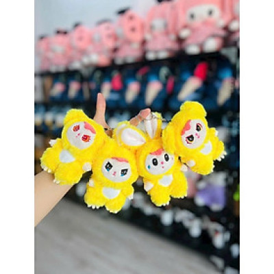 Thú nhồi bông babythree chất lông mịn dễ thương - Size 15cm - Quà tặng móc khoá babythree treo cặp cute