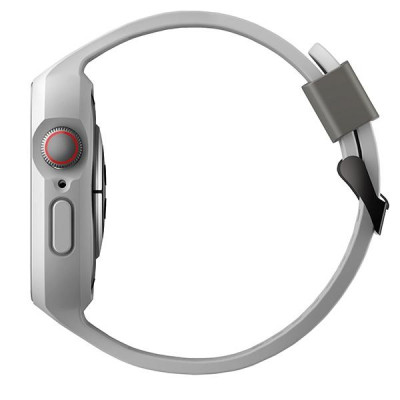 Dây đeo đồng hồ tích hợp vỏ UNIQ Monos Unibody 2 In 1dành cho Apple Watch (42/44/45mm) Series 4-7/SE - Hàng chính hãng