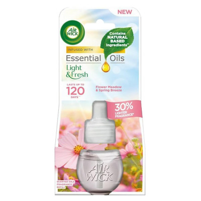 Chai tinh dầu cắm điện Air Wick Refill AWK3141 Flower Meadow & Spring Breeze 19ml (Hương hoa mùa xuân), sử dụng điện 220V