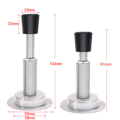 Chặn Cửa Lò Xo Chống Va Đập Cửa KUNBE Kèm Đệm Cao Su Giảm Chấn, Chống Sập Cửa