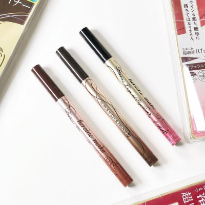 Bút Kẻ Mắt Nước Chống Trôi Không Lem Nét Kẻ Siêu Mãnh Màu Nâu Đen Kissme Heroine Make Eyeline (0.4 mL)