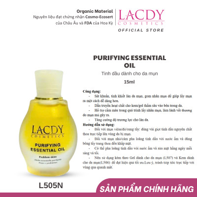 Tinh Dầu Dành Cho Da Mụn Lacdy Essential Oil Purifying 15ml- L505N
