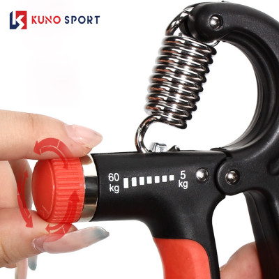Combo 2 Dụng Cụ Tập Gym Kìm Bóp Tập Cơ Tay Lực Từ 5 Đến 60KG Tùy Chỉnh Có Bộ Đếm Số Và Gậy Bẻ Tập Tay Power Twister Lực Bẻ Từ 20 Đến 60KG