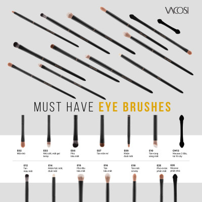 Cọ phủ phấn mắt VACOSI - E15-Y24