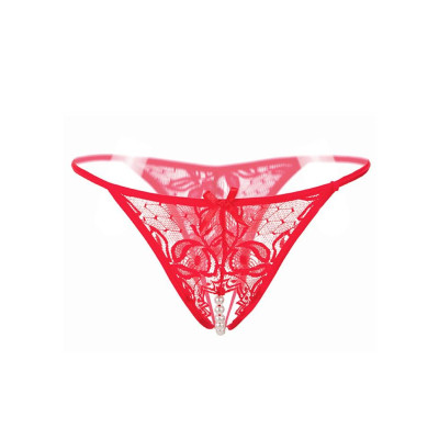 Quần lót lọt khe đính hạt ngọc ở đáy