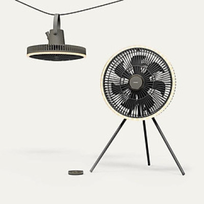 Quạt tích điện không dây kiêm đèn Mooas Made in Korea Hàng chính hãng