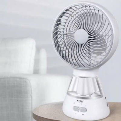 Quạt Tích Điện 3 Chế Độ, Kèm Đèn LED Siêu Sáng, Pin Dùng 3-5h Tùy Tốc Độ - HÀNG CHÍNH HÃNG MINIIN