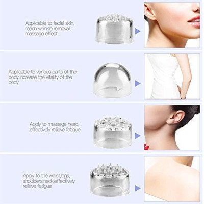 Bút massage mặt cầm tay 4 đầu loại xịn nhất giá rẻ (có hàng sẵn) (Hàng Chính Hãng)