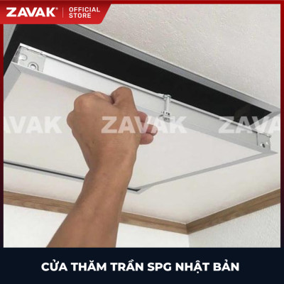 Nắp cửa thăm trần thạch cao ZAVAK SPG-68345/ 45x45cm/ màu trắng