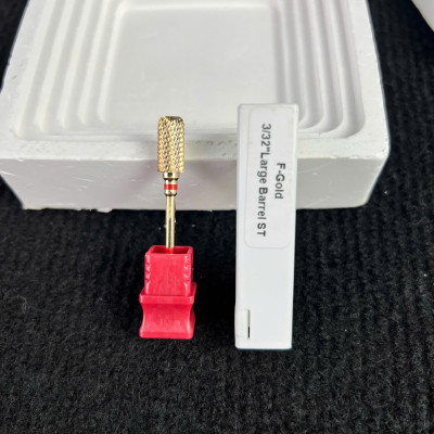 Combo 4 Đầu Mài Mạ Vàng Số 2 Đầy Đủ 5in1, Xanh Phá gel , Đỏ Mịn, Chân Móng Úp Tặng Chổi Vệ Sinh Làm Nail Mài Êm Không Nóng