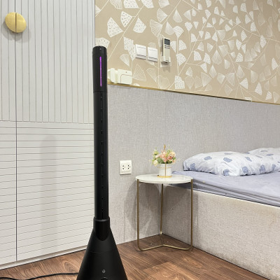 Quạt Tháp 2 Chiều Sưởi Ấm Làm Mát Và Bù Ẩm ULTTY SKJ-CR018HM. Chất Liệu Sưởi Gốm Ceramic Không Đốt Cháy Oxi. Bù Ẩm Không Khô Da Tự Động Tắt Khi Quá Nhiệt - Hàng Chính Hãng