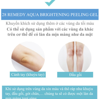 TẨY TẾ BÀO CHẾT NOTS 28 REMEDY QUA BRIGHTENING PEELING GEL
