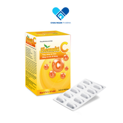 Elemulti C DHT Hộp 100 viên - Hỗ trợ tăng cường sức khỏe, nâng cao sức đề kháng – Bổ sung vitamin C cho cơ thể - Châu Ngân Pharma