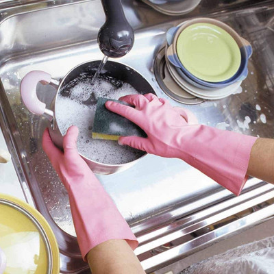 Găng tay cao su nhà bếp siêu mềm chính hãng Dunlop size M hàng nội địa Nhật Bản