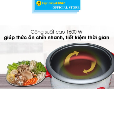 Nồi lẩu điện Sunhouse SH-525L 4 lít - Hàng Chính Hãng