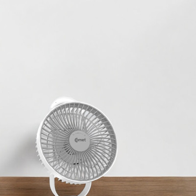Quạt Sạc Tích Điện COMET CRF1606 treo tường, để bàn siêu tiện lợi Hàng Chính Hãng 