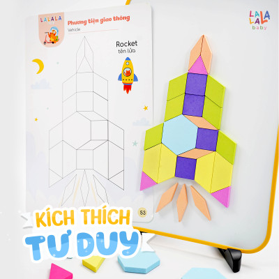 Đồ Chơi Xếp Hình Gỗ Nam Châm Lala Wooderland Phát Triển Tư Duy Sáng Tạo – Lalala Baby