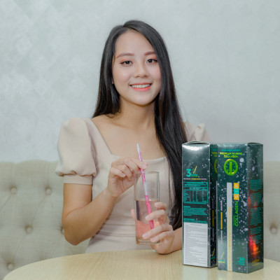 Ống hút bổ sung Collagen giúp hạn chế lão hóa da, sạm da, bảo vệ sức khỏe - Collagen Sip Straw