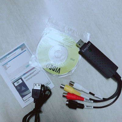 EASYCAP Chuyển từ USB ra AV - Svideo, Lưu hình từ Camera- HÀNG NHẬP KHẨU
