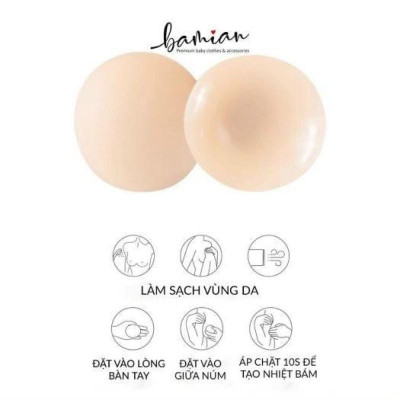 Miếng dán ngực silicon nhiệt tự thân