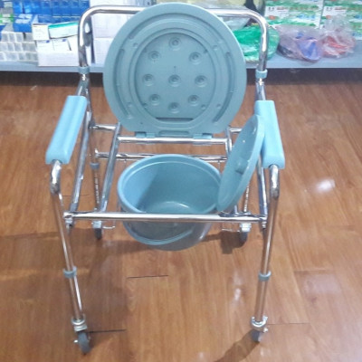Ghế Bô Vệ Sinh Có Bánh Xe, Bô Tròn Lucass G-696 ( G696 ) (Tiêu chuẩn Mỹ)