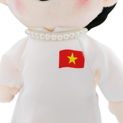 Gấu Bông Đồng Chí Hậu Phương 25 cm - ZooZoo - Áo Dài Trắng