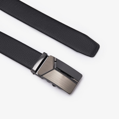 Dây Lưng Chính Hàng Thắt Lưng Nam GENCE LG45 Chất Liệu Da Bò Cao Cấp Màu Đen