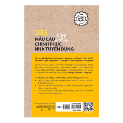 Phao Tuyển Dụng - 233 Mẫu Câu Tiếng Anh Chinh Phục Nhà Tuyển Dụng - Bản Quyền