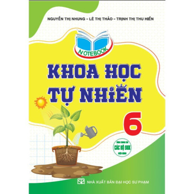 Sách - Combo 4 quyển notebook - văn,toán, anh, khoa học tự nhiên lớp 6 (HA)