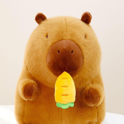Thú Bông Capybara Cà Rốt 22 cm - Nuan Nuan CHLBST22-22CM