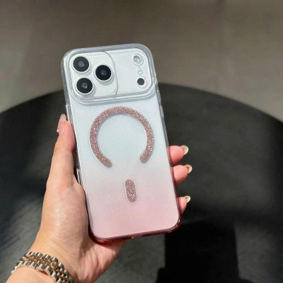 Ốp Lưng cho iPhone 17 Pro Max Memumi Glitte Lưng Trong Phối Nhũ Bling Lấp Lánh, Chống Ố, Hỗ Trợ Sạc Không Dây - Hàng chính hãng