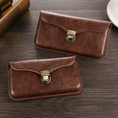 Bao da đựng điện thoại đeo thắt lưng, da Pu cao cấp đựng vừa các máy từ 5.5inch đến 6.5 inch 