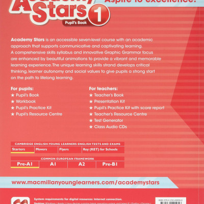 Sách Academy Stars Level 1 Pupils Book Pack