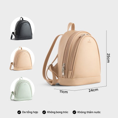 Balo Yuumy ( Thời trang nữ basic cỡ trung - Balo da Seasand YBA99 )