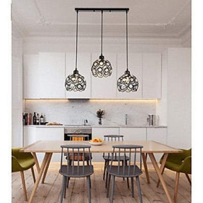 Bộ đèn thả ALION treo trần trang trí độc đáo - kèm bóng LED và đế ốp trần