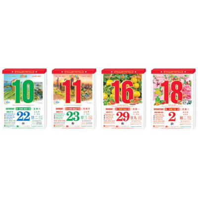 Lịch Bloc Siêu Cực Đại - Chủ Đề Phong Cảnh Việt Nam - Vinh Hoa Phú Quý - Hương Trang HT4