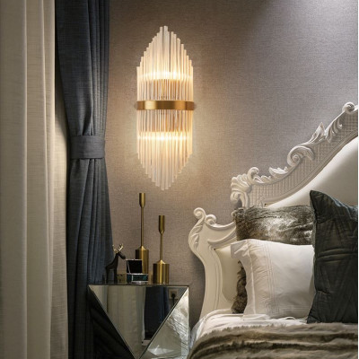 Đèn tường ZUDAN pha lê kiểu dáng độc đáo, trang trí nội thất sang trọng.