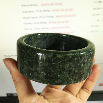 Vòng tay nam bản vuông màu xanh đá tự nhiên bản to 2.5 đến 3cm cho nam mệnh Hỏa và Mộc