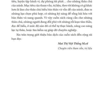 Sách - Trị Liệu Nhận Thức Hành Vi Tích Hợp Chánh Niệm - Nguyên Tắc Và Thực Hành