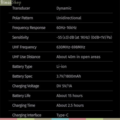 Takstar HM-300W - Micro Cầm Tay UHF, Pham Vi Thu 40m Dùng Cho Hát Karaoke, Giảng Dạy, Hướng Dẫn Viên   - Hàng chính hãng