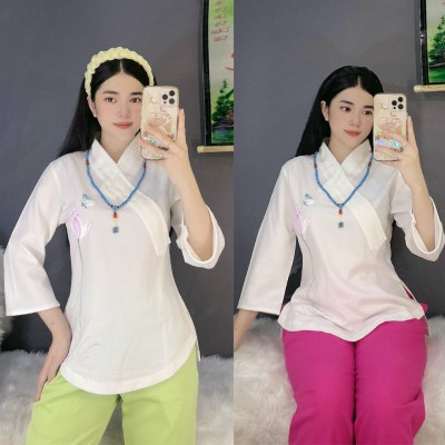Đồ Lam Đi Chùa # Vải Hàn Quốc Cao Cấp # Quần Áo Nữ # Đồ Bộ Nữ
