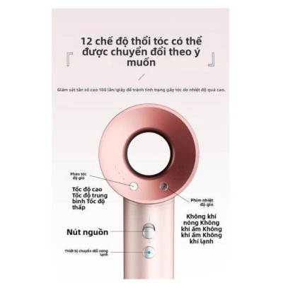 [KoSuyTu] SẤY TÓC 1600W KHÔNG LÁ CAO CẤP HỘP DA XỊN – SẤY NHANH, KHÔNG HƯ TÓC, THIẾT KẾ SANG TRỌNG