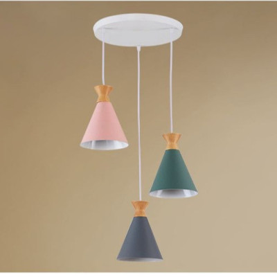 Bộ đèn thả VICKY cao cấp kèm bóng LED chuyên dụng và đế ốp trần