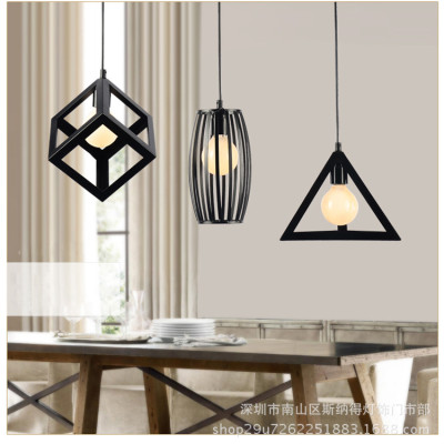 Combo 3 đèn thả khối trang trí đẹp mắt tặng kèm 3 bóng LED chuyên dụng