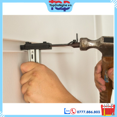 Dụng cụ hỗ trợ đóng đinh bê tông tự động ST15 ST18 tặng kèm hộp đinh, Búa đóng đinh tiện lợi cho dân kỹ thuật